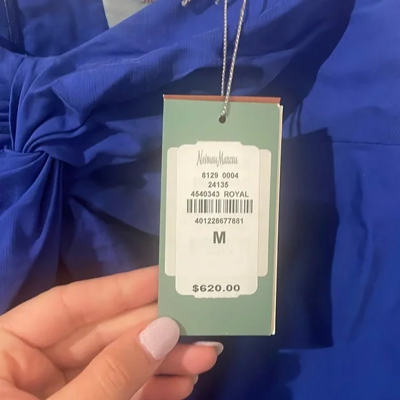 Royal Blue Silk Summer Pants! - Picture 3 of 3